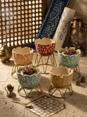 Snack Bowl - Arabic Calligraphy Engraved Design
